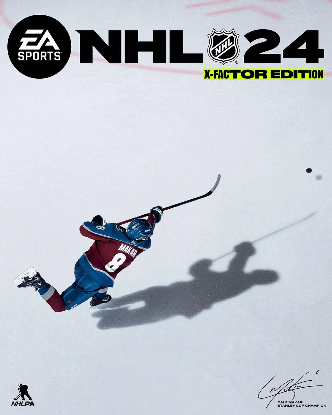 The X-Factor edition of Makar in the NHL 24 