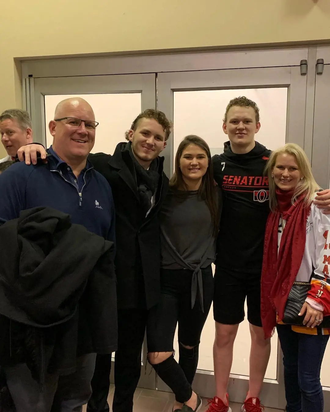 The Tkachuk family spent their weekend at the Canadian Tire Centre