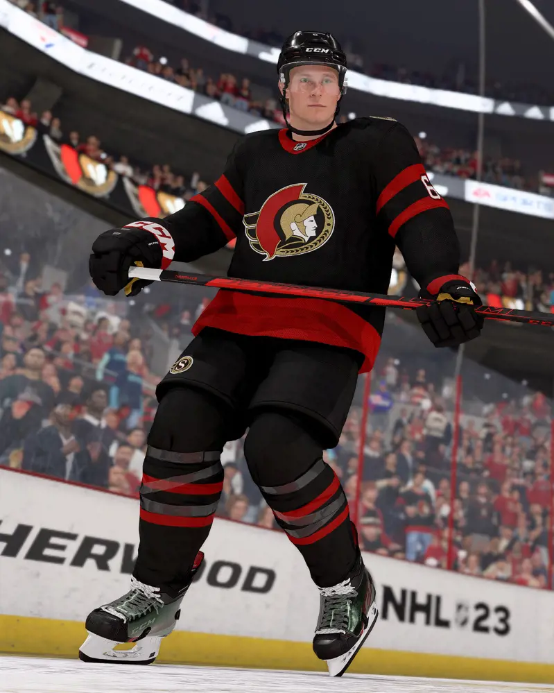 Virtual Jakob Chychrun Of Ottawa Senators On The 2023 Version Of The Game