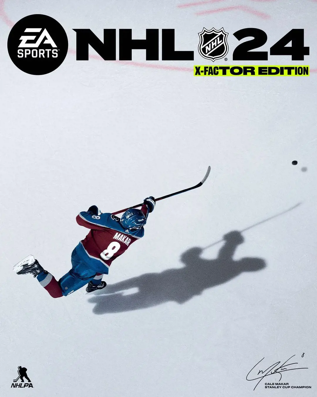 The X-Factor Edition with Cale Makar on the covers